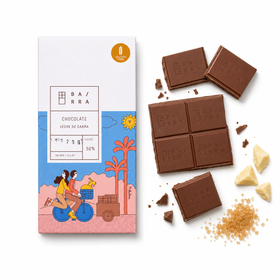 Leche de cabra – Barra Chocolate 50% Cacao 100grs