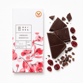 Arándano Rojo – Barra Chocolate 70% Cacao 100grs