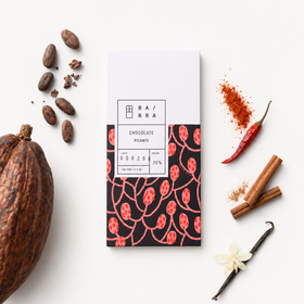 Picante – Barra chocolate vegano 70% Cacao 100grs