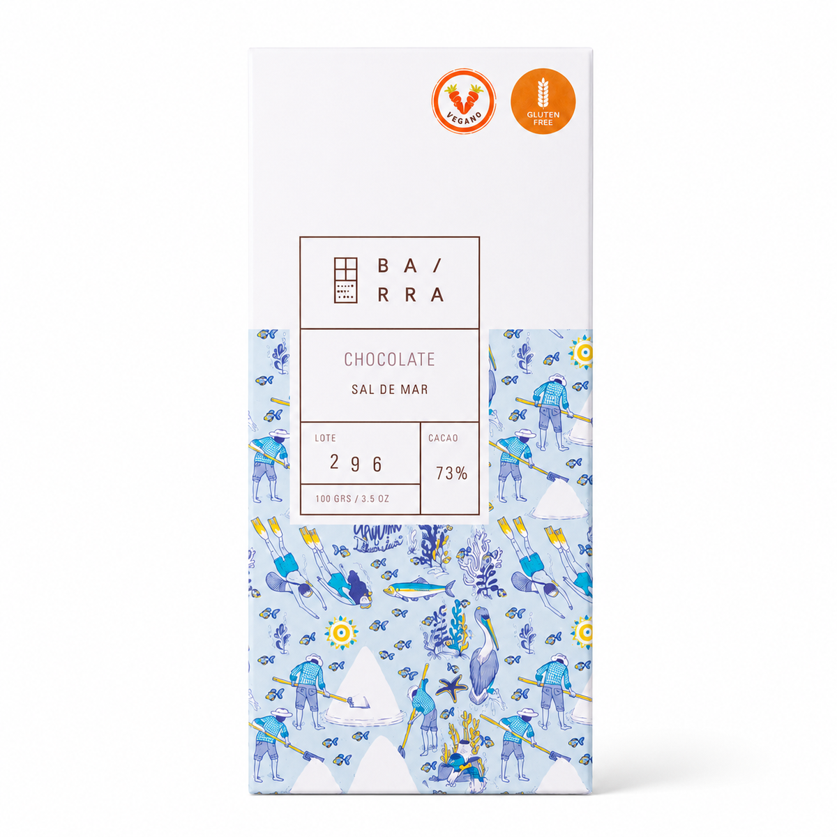 Sal de Mar – Barra Chocolate 73% Cacao 100gr