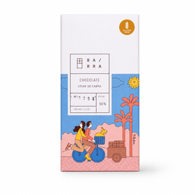 Leche de cabra – Barra Chocolate 50% Cacao 100grs
