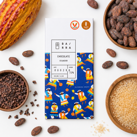 Ecuador – Barra Chocolate 72% Cacao 100grs