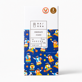 Ecuador – Barra Chocolate 72% Cacao 100grs