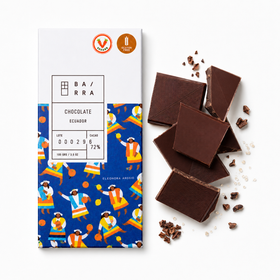 Ecuador – Barra Chocolate 72% Cacao 100grs